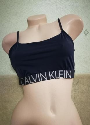 Фирменный гладкий топ calvin klein