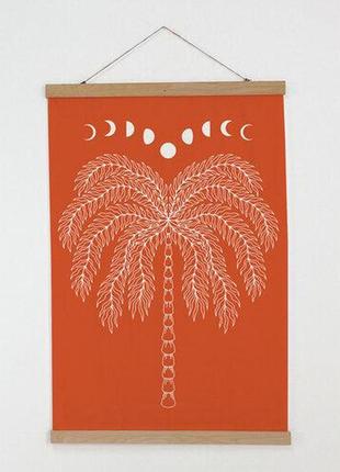 Тканинний постер пальма 60х93 см (tpsr_22s023)