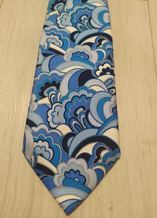 Брендова шовкова краватка від відомого дизайнерського бренду charles tyrwhitt англія 100% шовк3 фото
