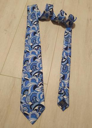 Шовкова італійська краватка charles tyrwhitt 100% шовк
