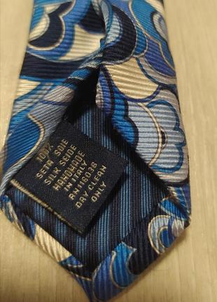 Брендова шовкова краватка від відомого дизайнерського бренду charles tyrwhitt англія 100% шовк8 фото