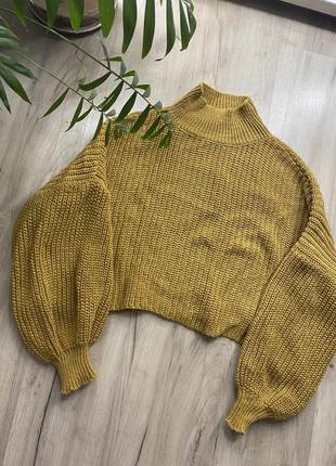 Світер светер в’язаний укорочений