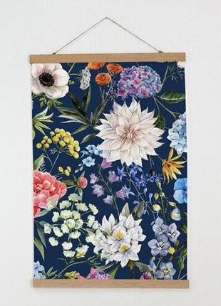 Тканинний постер польові квіти 60х93 см (tpsr_22s034)
