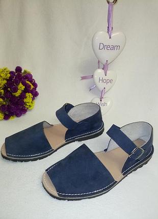 Жіночі босоніжки еспандрільї (ручна робота, шкіра, іспанія)