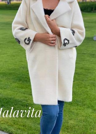Пальто альпака отличное качество турция люкс коллекция