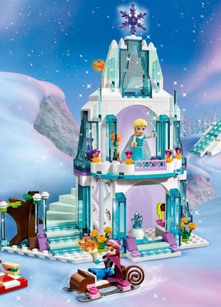 Lego - frozen - 41062 - крижаний замок ельзи - олаф та анна