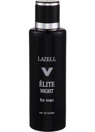 Туалетна вода для чоловіків lazell elite night 100 ml