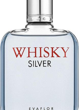 Туалетна вода для чоловіків evaflor whisky silver