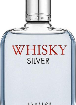 Туалетна вода для чоловіків evaflor whisky silver 100 ml