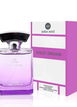 Парфумована вода для жінок mira max violet dreams