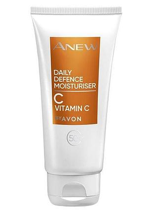 Увлажняющий крем avon anew «максимальное сияние», spf 50
