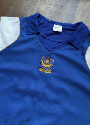 Футбольная футболка jako portsmouth f.c oki printing solutions since 1898 оригинал джерси2 фото