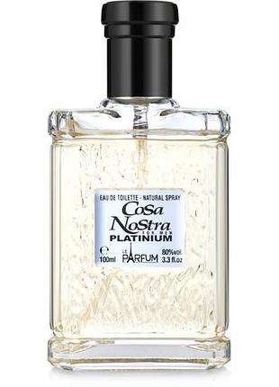 Туалетная вода для мужчин paris elysees cosa nostra platinum2 фото