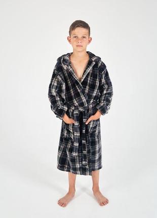 Пижама теплая для мальчика подростка флисово махровая от 6 до 13 лет7 фото
