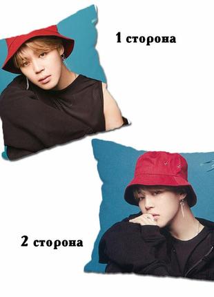 Подушка bts к-pop чимин двухсторонняя 40*40 см (р0167)