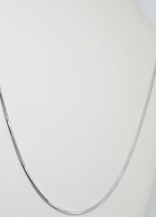 Серебряная цепочка снейк 45 4,28 г4 фото