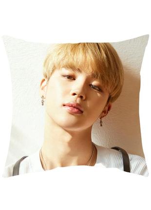 Подушка пак чимин bts jimin 40*40см со съемной наволочкой (p0749)1 фото