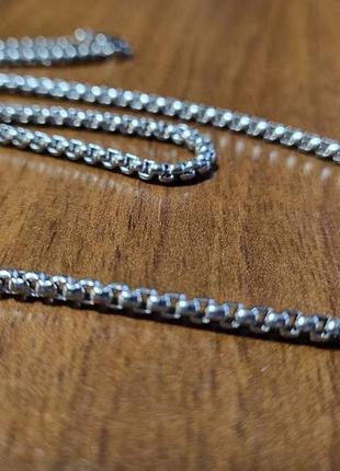 Ланцюжок плетіння бельцер із нержавіючої сталі 3 мм  60 см