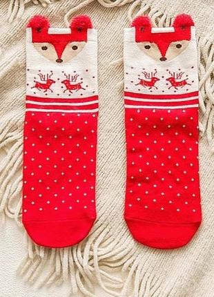 Женские  носки новогодние 36-39 размер1 фото