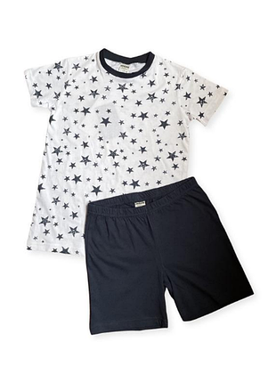 Хлопковая пижама на мальчика, 128 см.