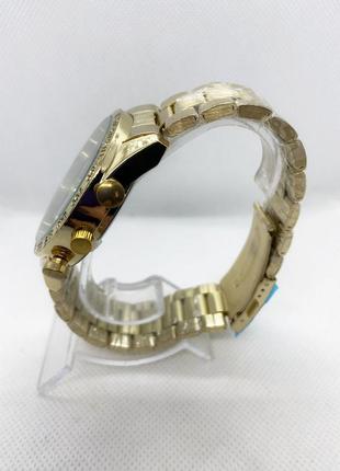 Часы наручные мужские тоmmy нilfigеr (томми хилфигер) золотистые с черным циферблатом ( код: ibw792yb )3 фото