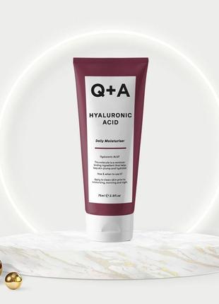 Зволожуючий крем для обличчя q+a hyaluronic acid daily moisturiser 75 мл