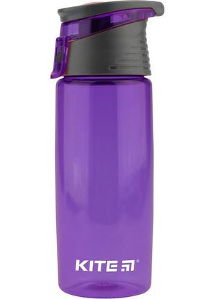 Пляшечка для води kite, 550 мл, фіолетова