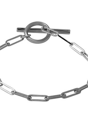 Серебряный браслет без камней