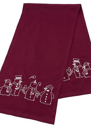 Наперон новогодний с вышивкой  38x140 см.