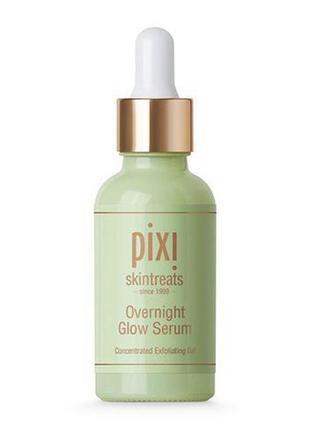 Ночная гликолевая сыворотка-пилинг для лица pixi overnight glow serum2 фото