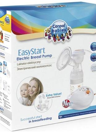 Молоковідсмоктувач електричний canpol easystart (5903407122014)2 фото