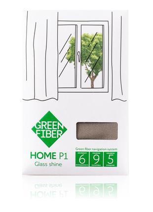 Салфетка greenway green fiber home p1, файбер для стекла, серый (08008)4 фото