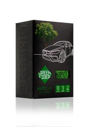 Автополотенце greenway green fiber auto a5, для сухой уборки, серо-зеленое (08072)5 фото