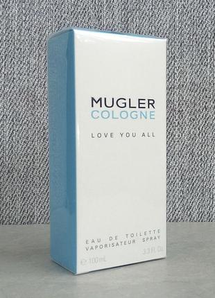 Thierry mugler cologne love you all 100 мл унисекс (оригинал)