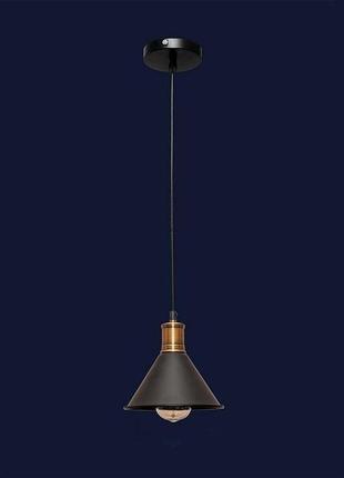 Люстра декоративна у сучасному стилі loft чорного кольру levistella 707p102f2-1 bk
