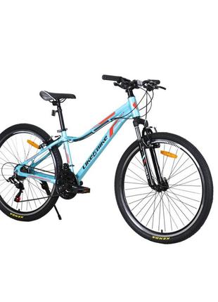 Велосипед взрослый 2-х колёсный 26" a212608 like2bike ultra 1.0, бирюзовый