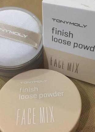 Tony moly face mix finish loose powder рассыпчатая финишная пудра 23 тон