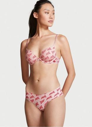 Трусики женские victoria's secret sexy illusions no show cheeky panty розовые