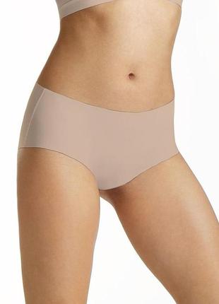 Женские бесшовные трусики слипы бежевого цвета, модель susana eldar.