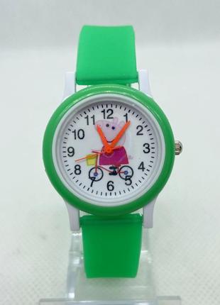 Дитячі наручні годинники peppy зелені (код: ibw653g)2 фото