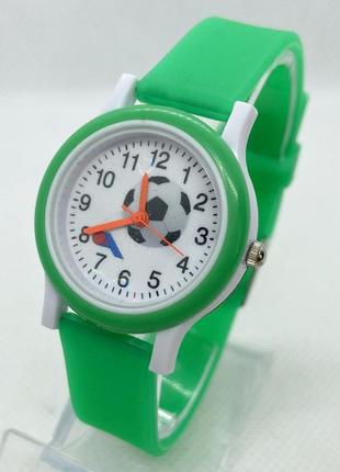 Детские наручные часы football футбол зеленые (код: ibw647g)
