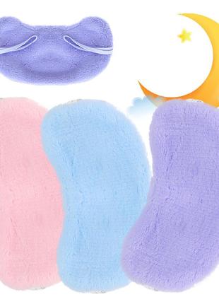 Удобная маска для сна "mixi розовая" повязка на глаза детская. наглазная маска женская4 фото