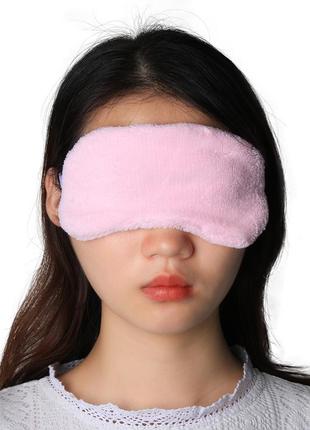 Удобная маска для сна "mixi розовая" повязка на глаза детская. наглазная маска женская9 фото