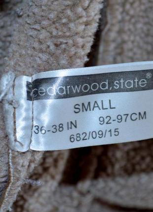Брендовая дубленка с карманами на молнии cedarwood state3 фото