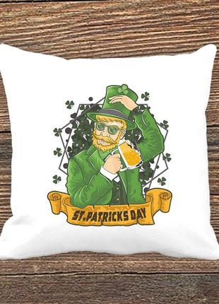 Подушка с принтом "st. patricks day"