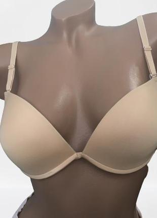 Формований бюстгальтер з вбудованим push up balaloum 9063 бежевий