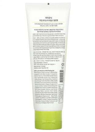 Увлажняющий пилинг-гель с лаймом iunik lime moisture mild peeling gel 120 мл2 фото