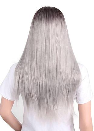 Красивый парик без челки длинные волосы омбре wl9161-58f3
