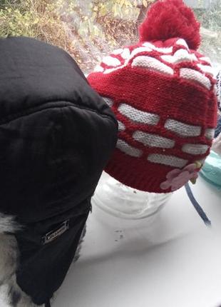 Шапка вушанка ,зима ,,плащівка ,хутро для хлопчика