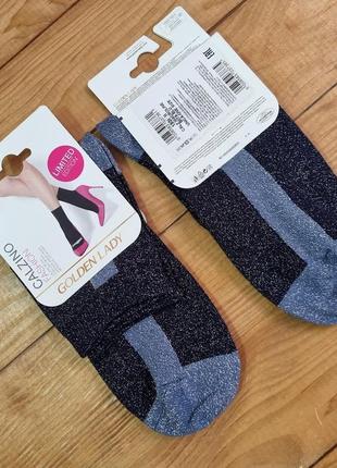 Жіночі шкарпетки golden ledy, розмір one size, колір синій1 фото
